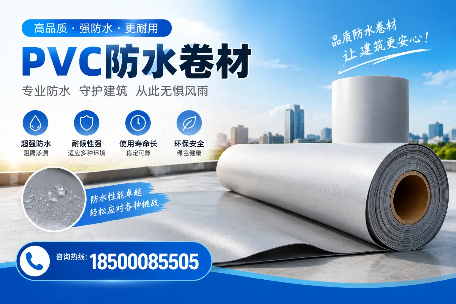 如何选择高质量的PVC防水卷材?宜春消费者必看指南